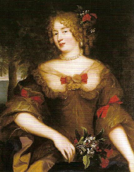 Pierre Mignard Portrait of Francoise-Marguerite de Sevigne, Comtesse de Grignan Sweden oil painting art